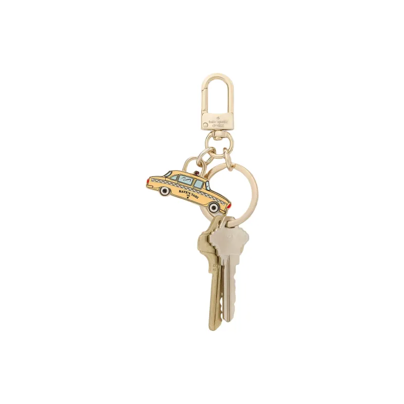 Kate Spade Metal Keychains Unisex Gold-1