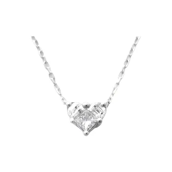 GUCCI 18K Gold Necklaces Women's Silver