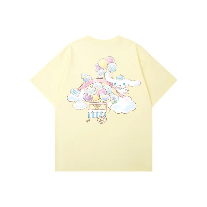 Sanrio x CINNAMOROLL Yugui Dog T Shirt Unisex-13