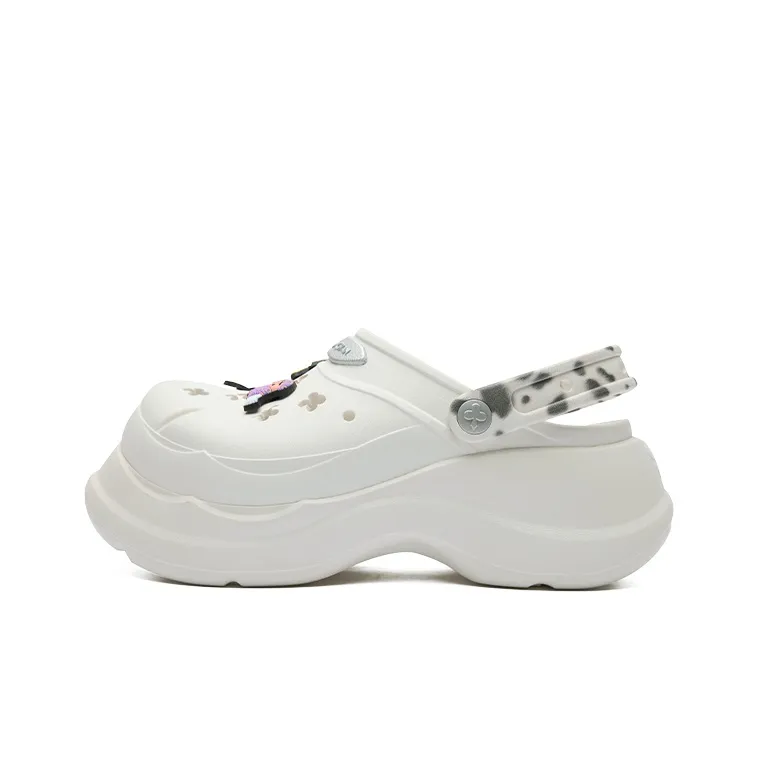 SHINCHAN x SHOOT BRAND Clogs Unisex White-0