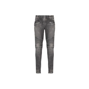 BALMAIN SS25 Jeans Men's Black Gray