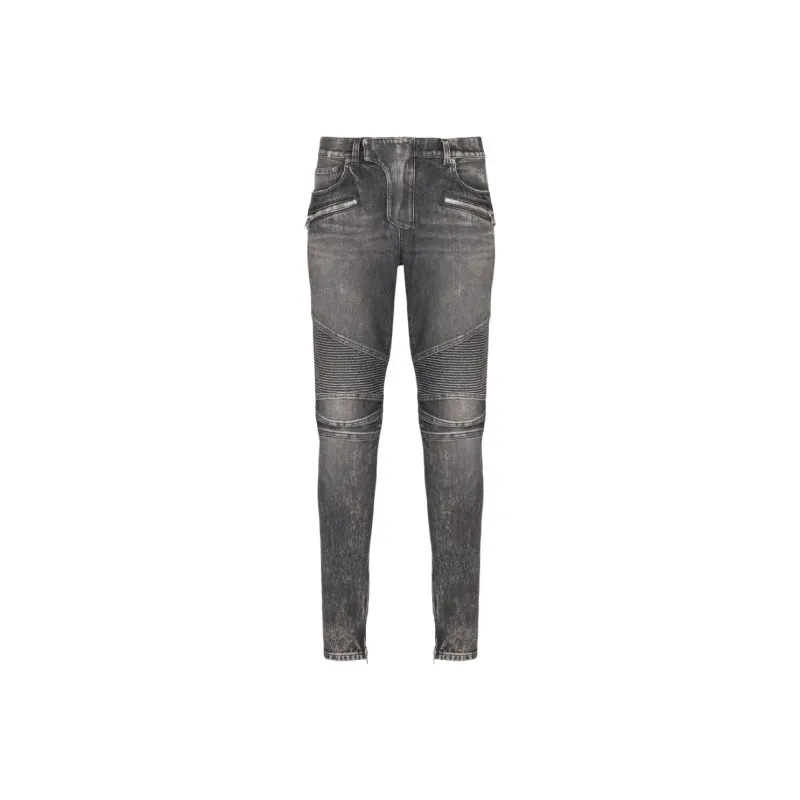 BALMAIN SS25 Jeans Men's Black Gray-0