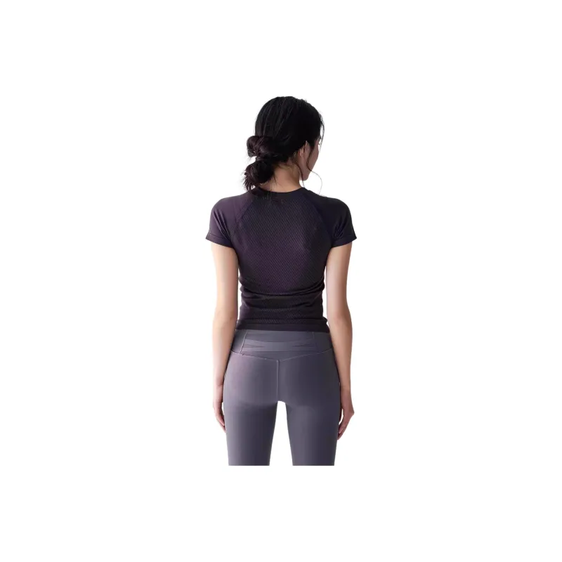GUAILILUOLI Yoga T Shirt Women's-0