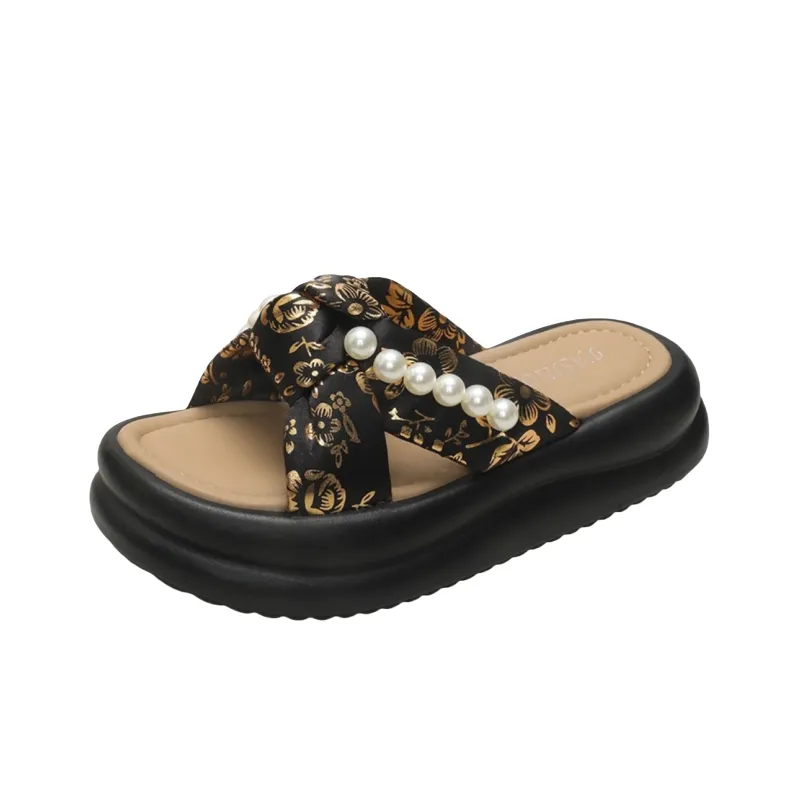 PARK DANCE Quiet Abrasion Resistant Slide Slippers Women's-8