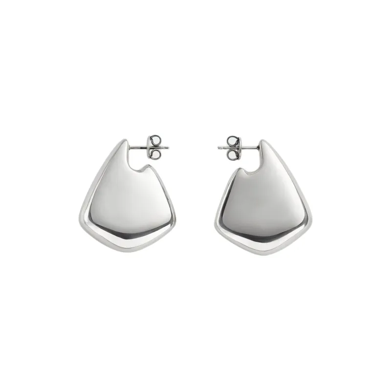 Bottega Veneta Sterling Silver Earrings Women's Silver-1