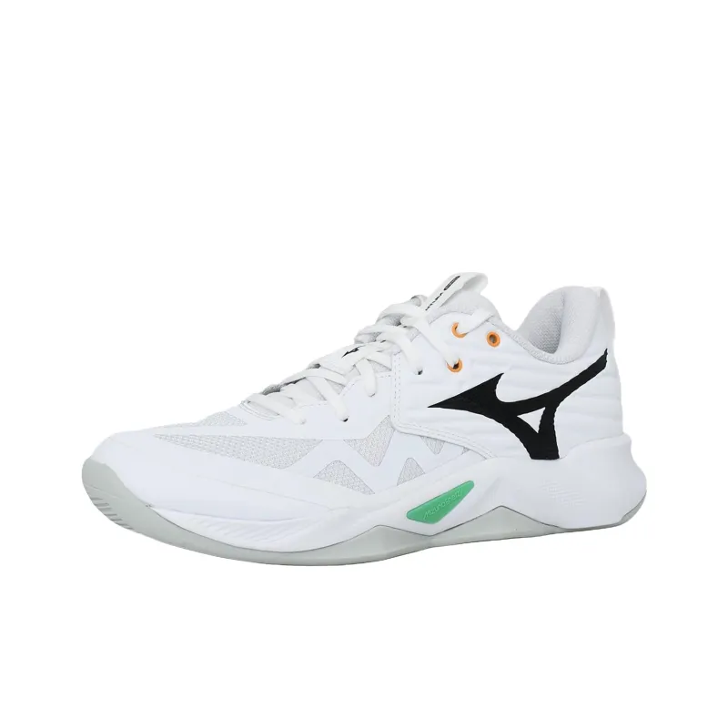 Mizuno Anti Slip Wear Resistant Low Top Training Shoes Unisex White-0