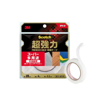 3M Double Sided, Ultra Strong, Ultra Versatile Usage, Width 19mm, Length 4m, Mid Length Stationery Tape