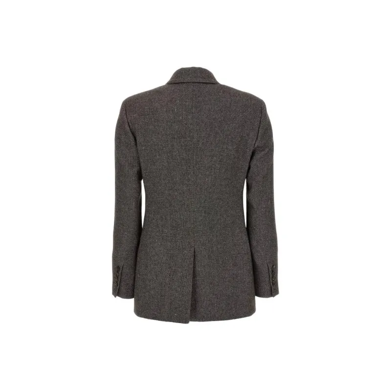 Brunello Cucinelli Business Suit Women's Gray Brown-1