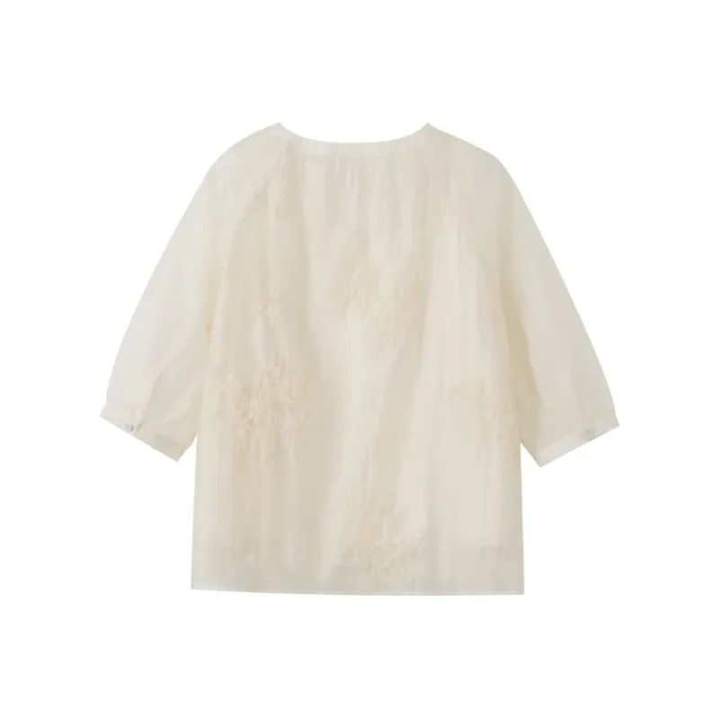 Homemade Willow Silk Shirt Unisex -1
