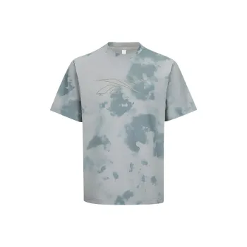 Reebok T Shirt Men's Gray Green