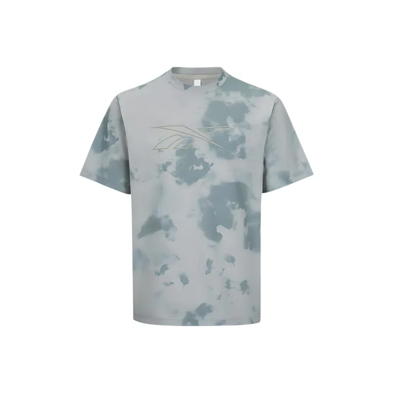 Reebok T Shirt Men's Gray Green-0