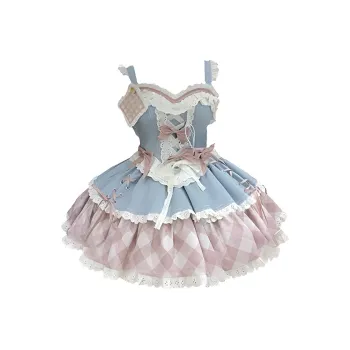 EFCR Lolita Dresses Women's Pink Blue