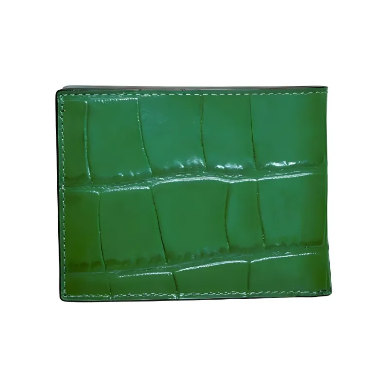 COACH Calfskin Wallet Mini Men's Ivy Green-2