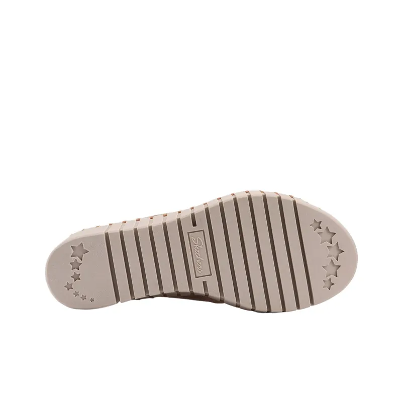 Skechers One Strap Sandals High Heel 5 8cm Women's Brown-5