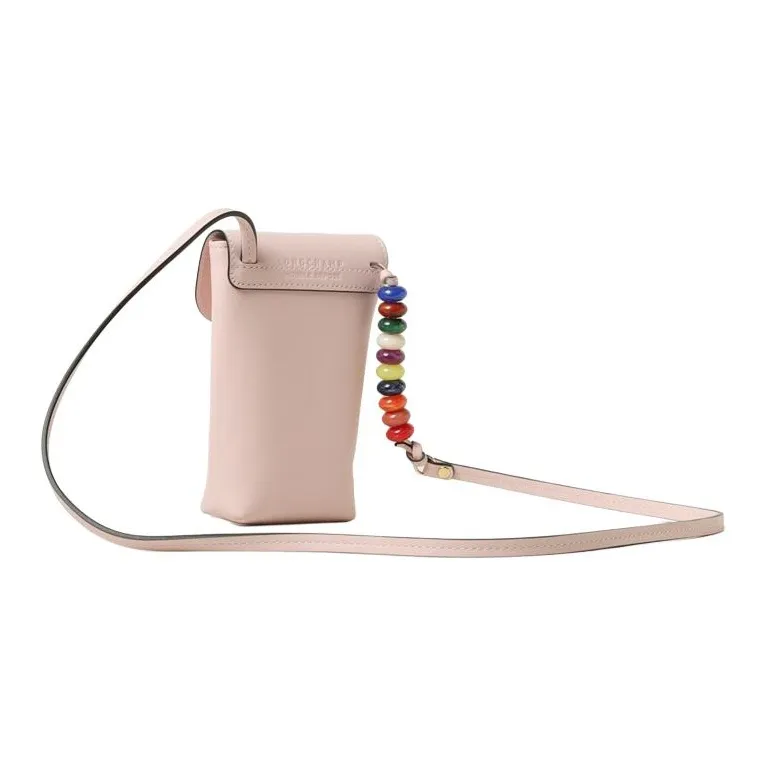 LONGCHAMP Le Pliage Xtra Cow Leather Shoulder Bag With Cell Phone Pouch Women's Nude-3