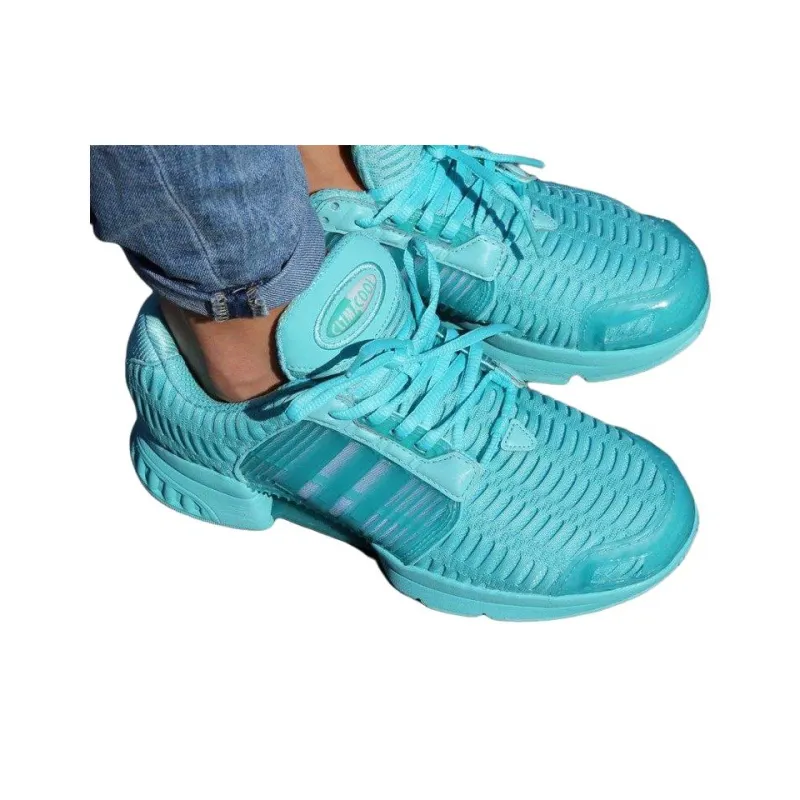 Adidas Climacool 1 Anti Slip Wear Resistant Low Top Running Shoes Women's Mint Green-4