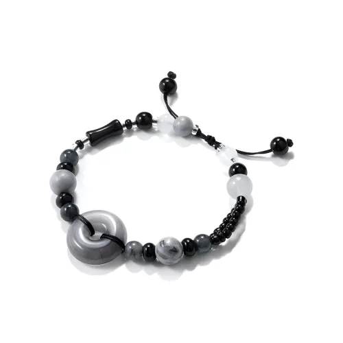 Bermuda Eyes Colored Glaze Jade Bracelets Women's