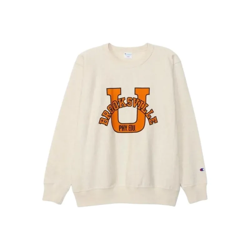 Champion Sweatshirt Men's Oatmeal-0