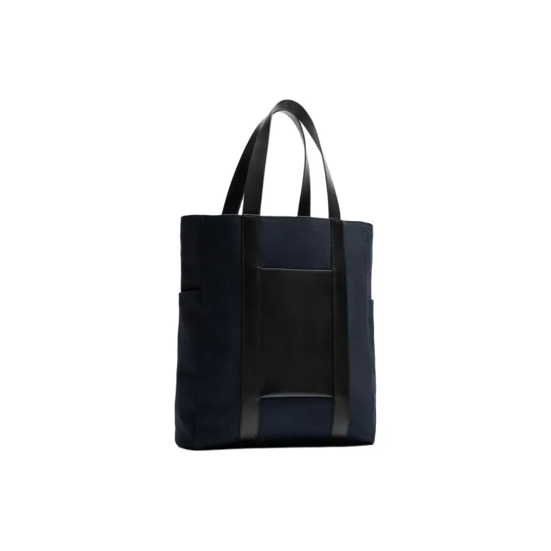 ZARA MIRUM Collaboration Cotton Tote Bag, Shopping Bag, Handbag Unisex Blue-1