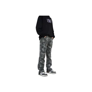 WARRIOR Cargo Pants Women's Black White Camouflage