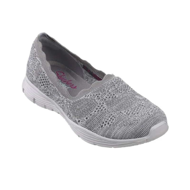 Skechers Seager Low Top Casual Shoes Women's Gray-3