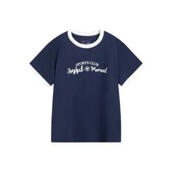 LiNing Sports Life Collection T Shirt Women's Dark Ship Blue