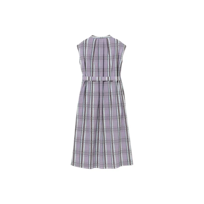 Beams Sleeveless Dress Women's Light Purple-0