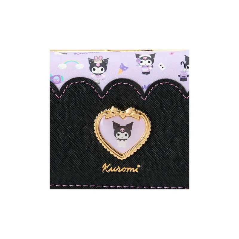 Sanrio PU Wallet Women's Purple & Black-4