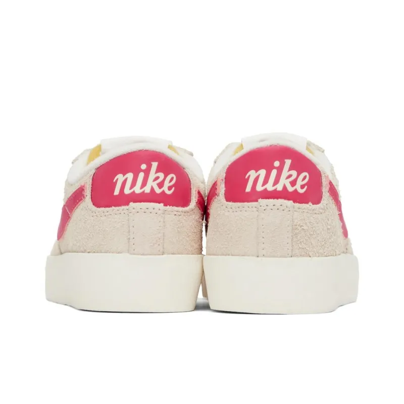 Nike Blazer Low '77 Anti Slip Wear Resistant Low Top Skateboard Shoes Women's Beige Pink-2