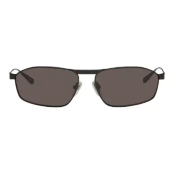 Balenciaga Metal Square Sunglasses Men's Black