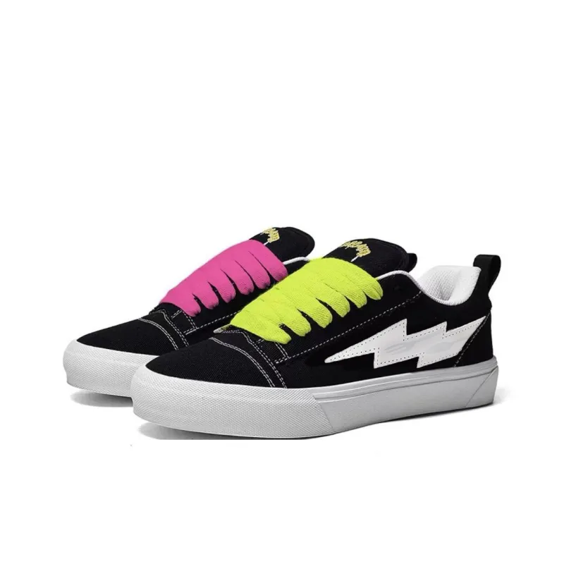 Faterri Wrapping, Wear Resistant And Non Slip Low Top Chanel Inspired Height Increasing Heels Unisex Skateboard Shoes-6