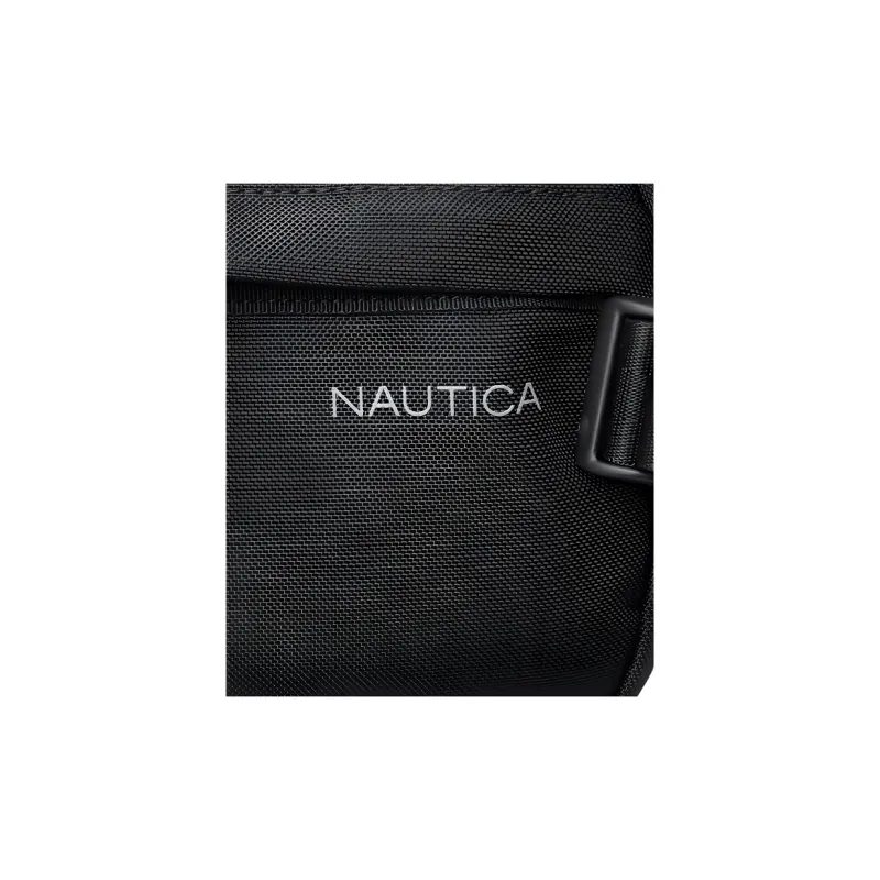 NAUTICA Nylon Crossbody Bag, Fanny Pack Unisex Black-2