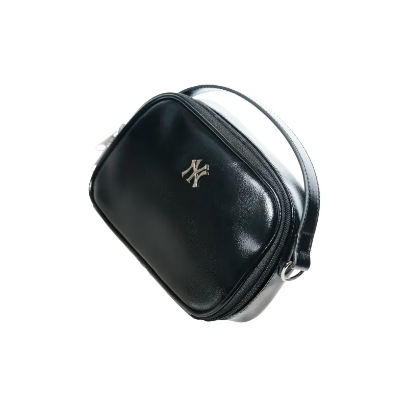 MLB Polyurethane Makeup Bag & Travel Storage Bag Women's Black-2