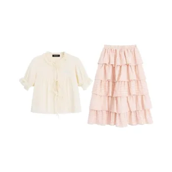 AHDO Two Piece Skirt Sets Women's