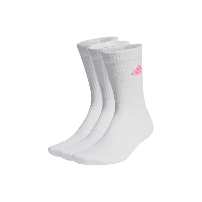 Adidas Mid Calf Socks Unisex 3 Pack White-2
