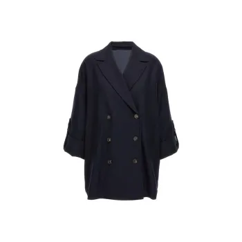 Brunello Cucinelli Coat Women's Blue