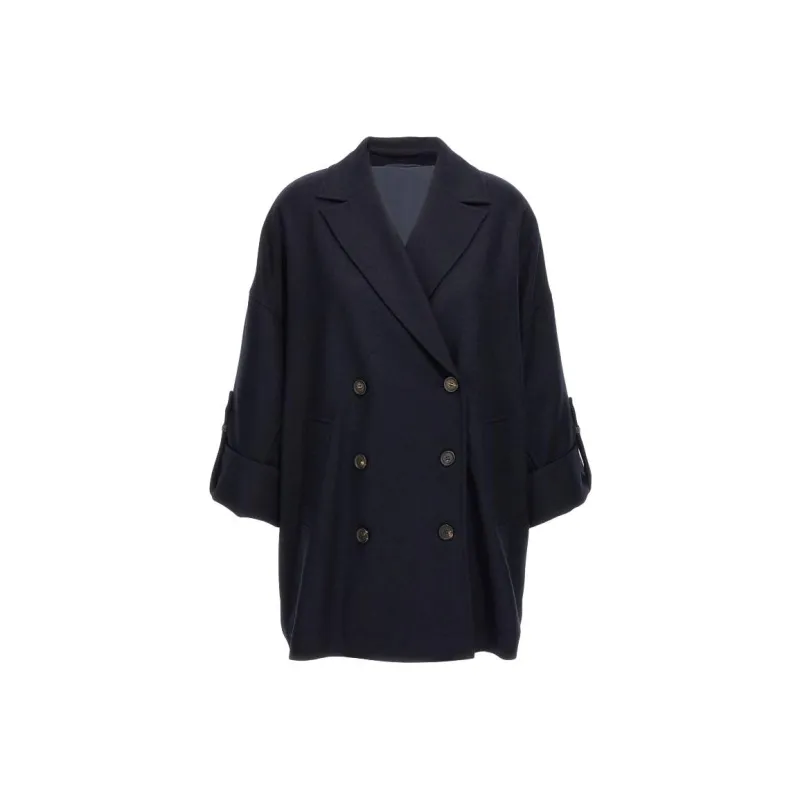 Brunello Cucinelli Coat Women's Blue-0