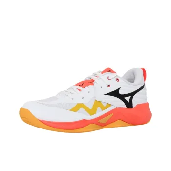 Mizuno Slip Resistant And Breathable Low Top Training Shoes Unisex White