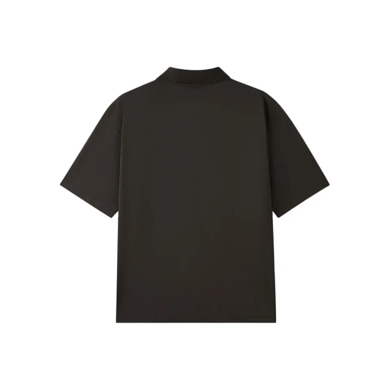 New Balance Polo Shirt Men's Dark Gray-1