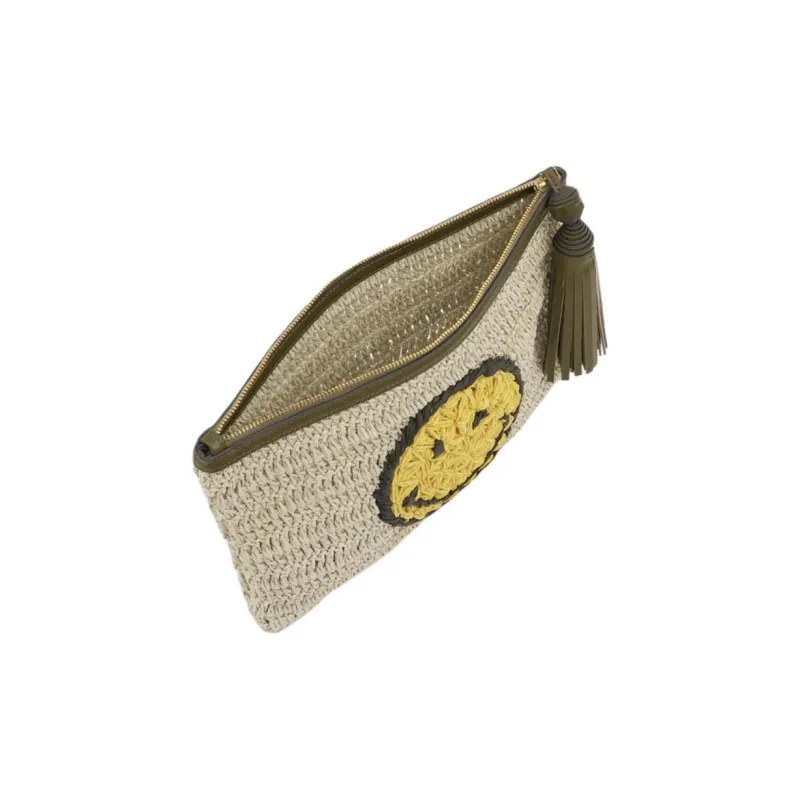 Anya Hindmarch Paper Clutch Women's Beige Paper-3