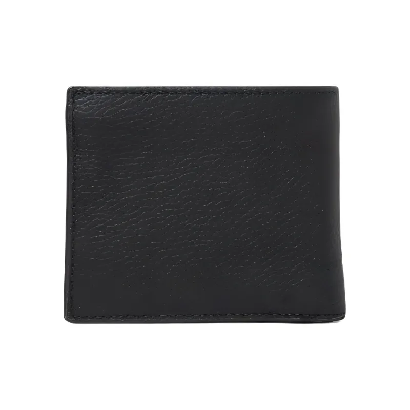 MICHAEL KORS Litchi Grain Leather Wallet Men's Black-1
