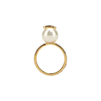 Valentino Rhinestone Rings Women's Gold