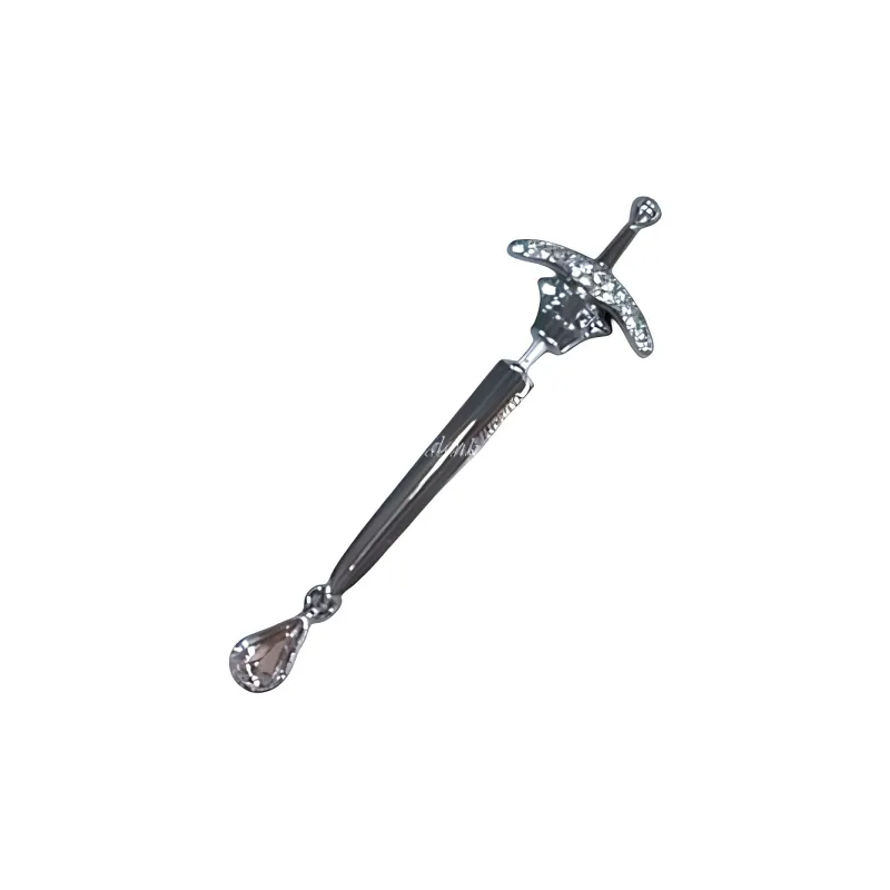 Balenciaga Brass Earrings Men's Silver-0