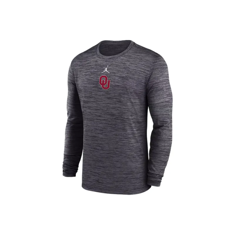 JORDAN Oregon Sideline Velocity Men's JORDAN Dri FIT College Long Sleeve T Shirt-0