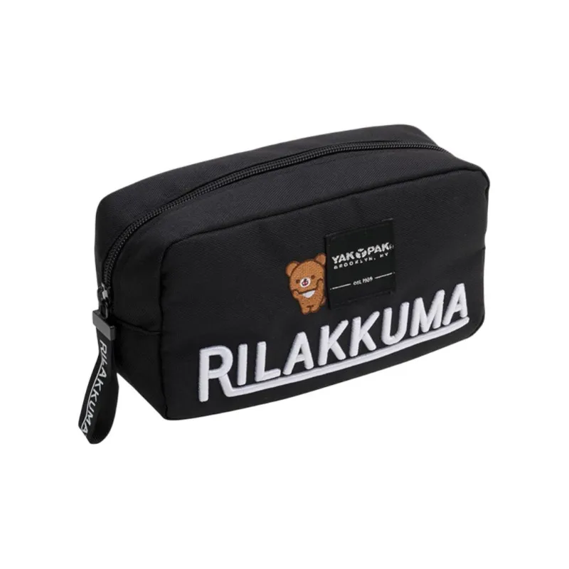SAN X Yak Pak Collaboration Polyester Travel Storage Bag Unisex Black-0