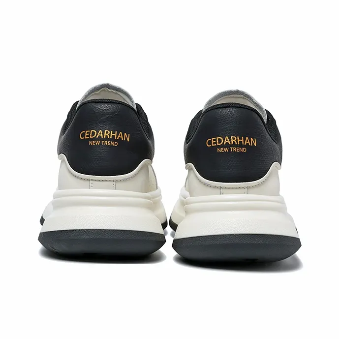 CEDAR HAN Coverage Lightweight Height Increasing Low Top Skateboard Shoes Men's-9