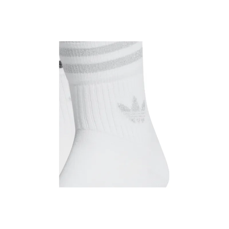 Adidas Originals Mid Calf Socks Women's White-3