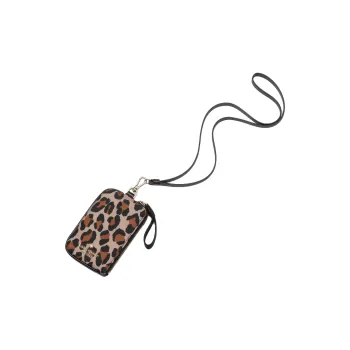 Kate Spade Chelsea Polyester Card Holder Unisex Brown