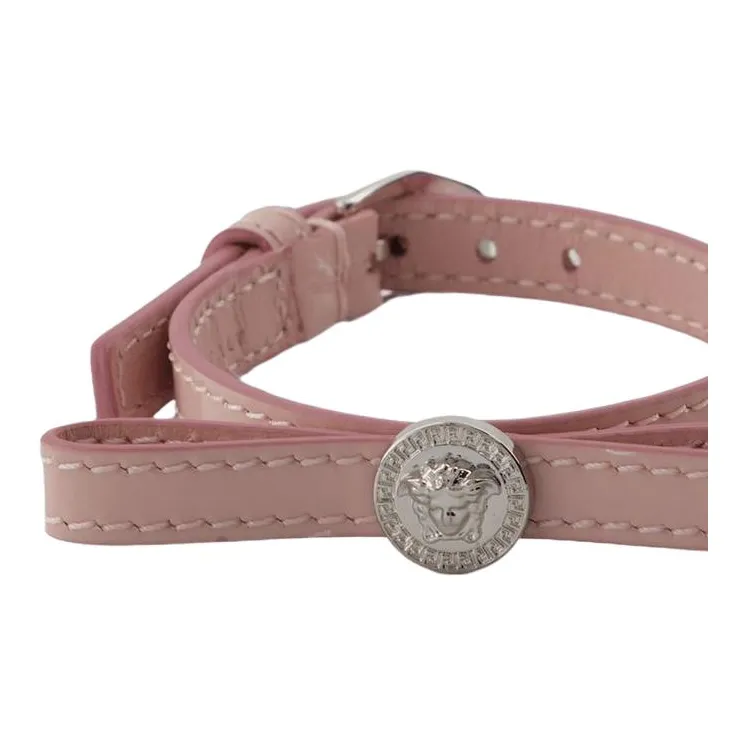 VERSACE Leather Bracelets Women's Pink-2
