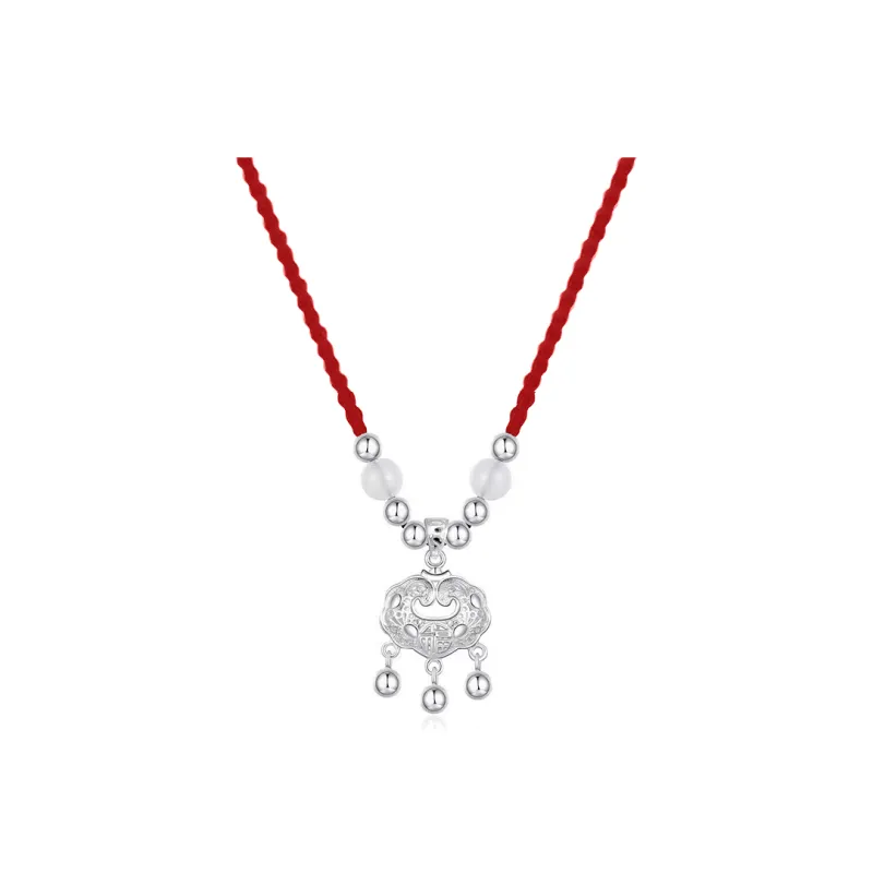 High Quality Silver In Various Purity Levels Exquisite Necklace Unisex-12